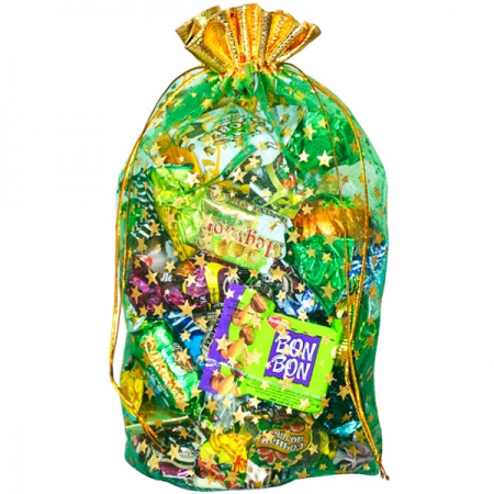 Новогодний подарок Мешок Органза Большой